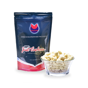 Open image in slideshow, a 250g pack of Cashew Kernels with a bowl of Premium Wholes in front
